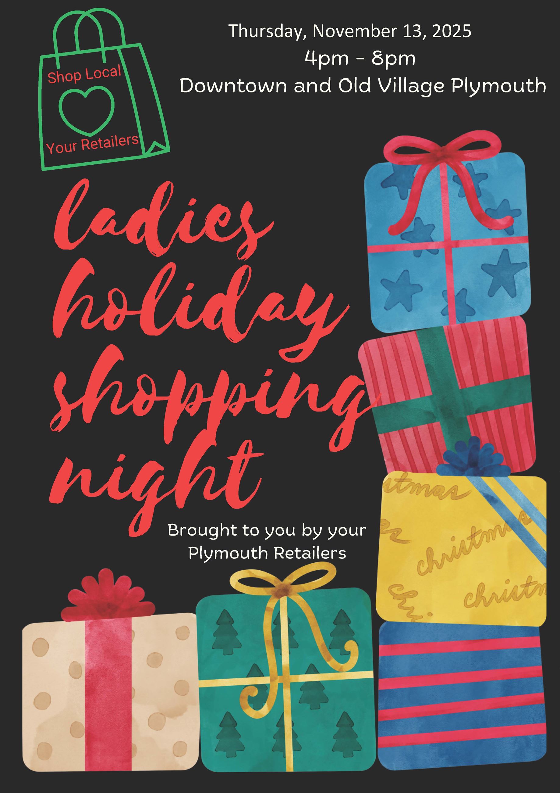 2025 Holiday Ladies Shopping Night Poster (2)