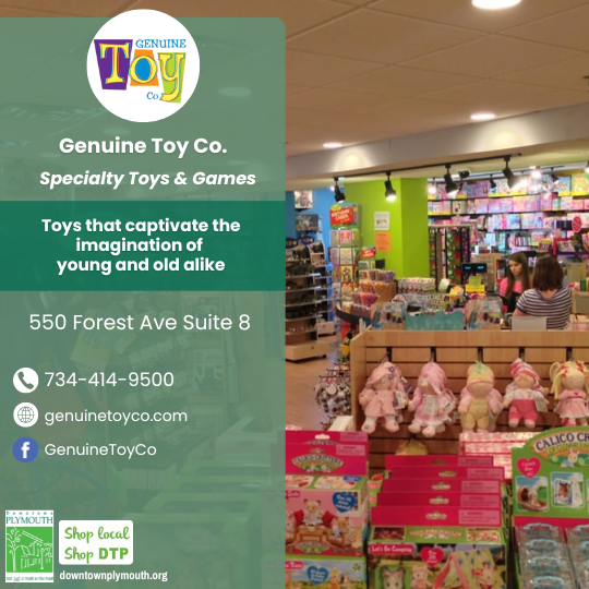 Genuine Toy Co Downtown Plymouth Michigan 48170