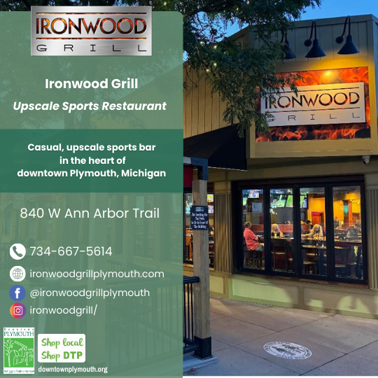 Ironwood Grill Downtown Plymouth 48170