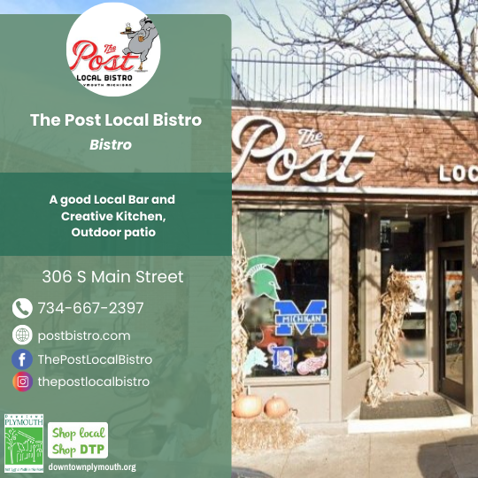The Post Local Bistro Downtown Plymouth 48170