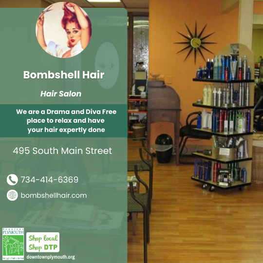Bombshell Hair Downtown Plymouth MI 48170